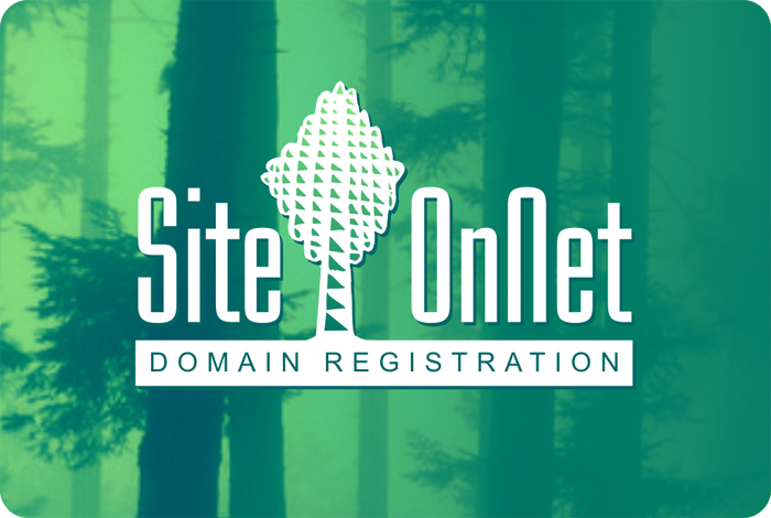 SiteOnNet-Logo-White on Green_700px